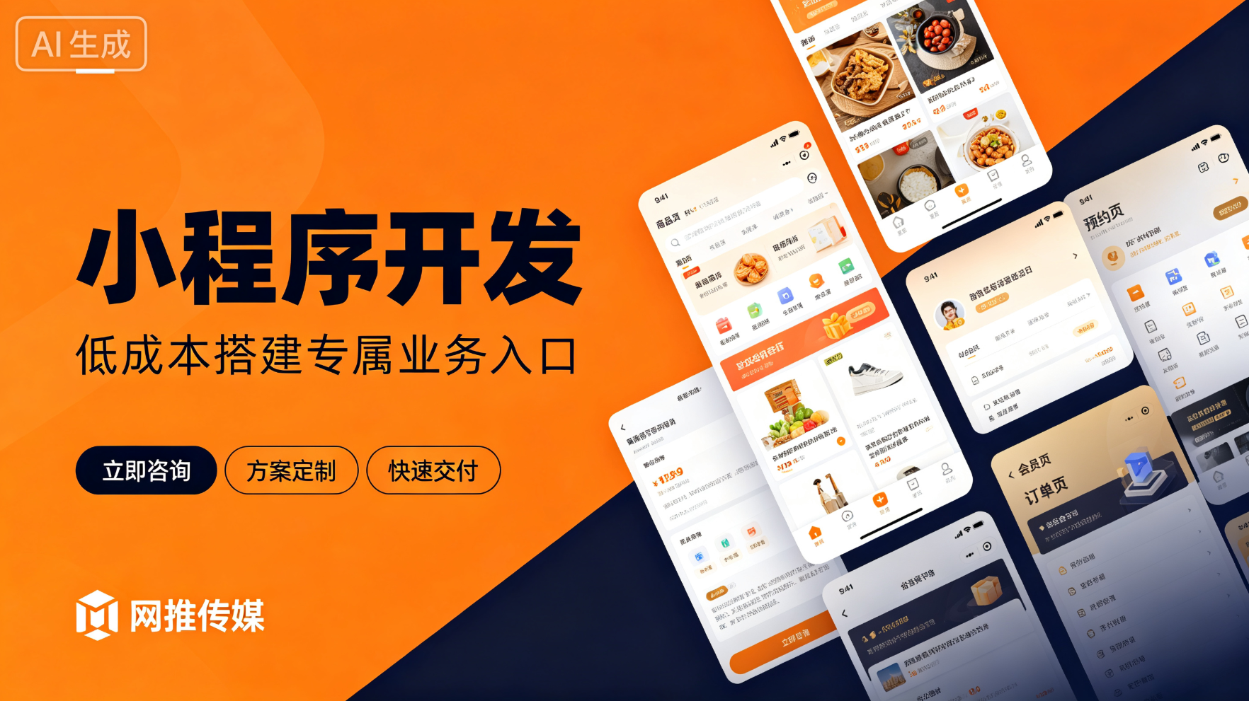 小程序开发界面展示 - 功能模块清晰布局